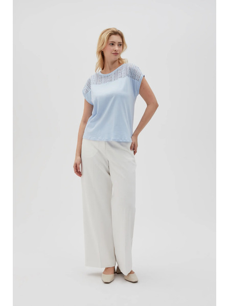 Moodo Hellblaues Damen Moodo T-Shirt
