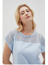 Moodo Hellblaues Damen Moodo T-Shirt