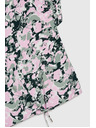 Moodo Rosa Damenbluse mit Bindung