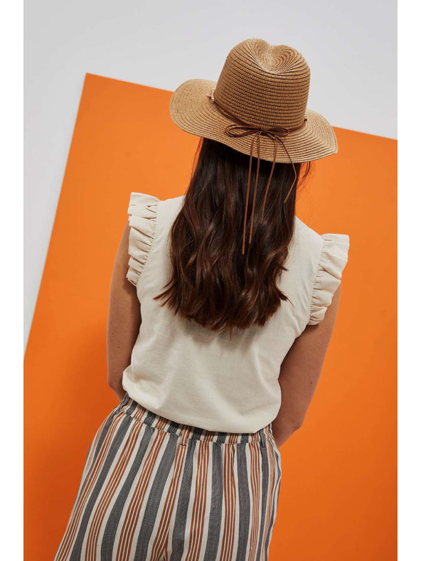 Moodo Beiger Damenhut