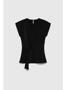 Moodo Schwarze Damenbluse
