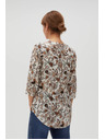 Moodo Beige Damenbluse
