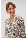 Moodo Beige Damenbluse