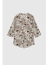 Moodo Beige Damenbluse