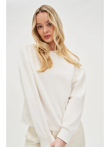 Moodo Weißer Damen-Hoodie