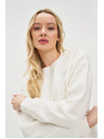 Moodo Weißer Damen-Hoodie