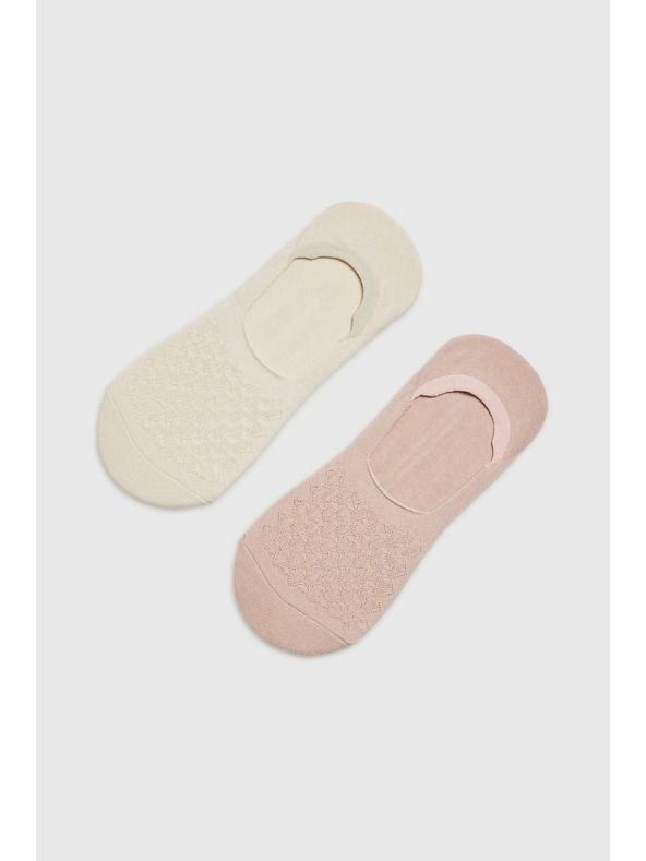 Moodo Beige Damensocken