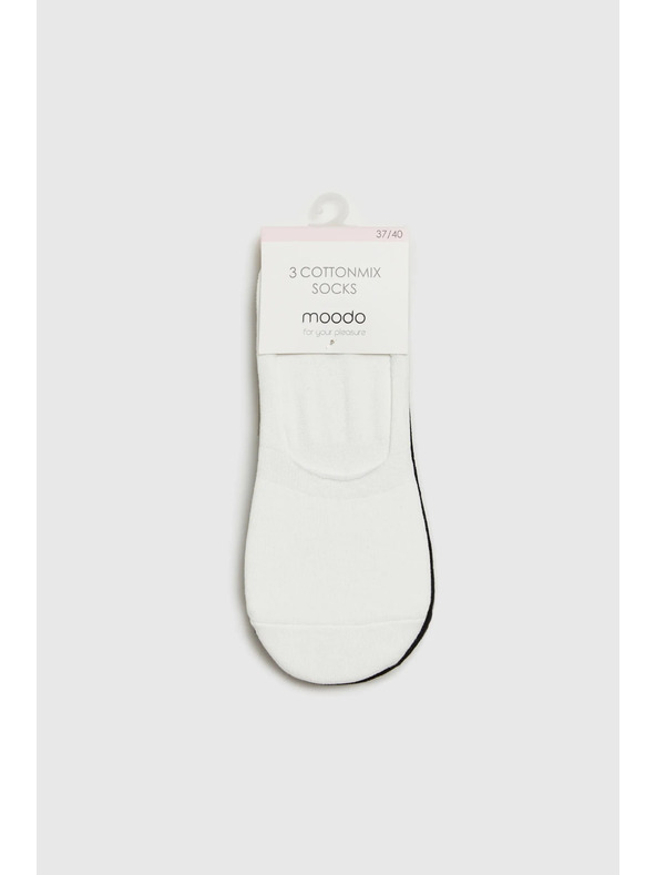 Moodo Hellbeige Damensocken