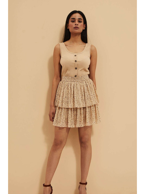 Moodo Beiger Damenrock