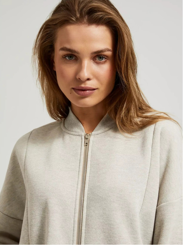 Moodo Beige kurze Jacke