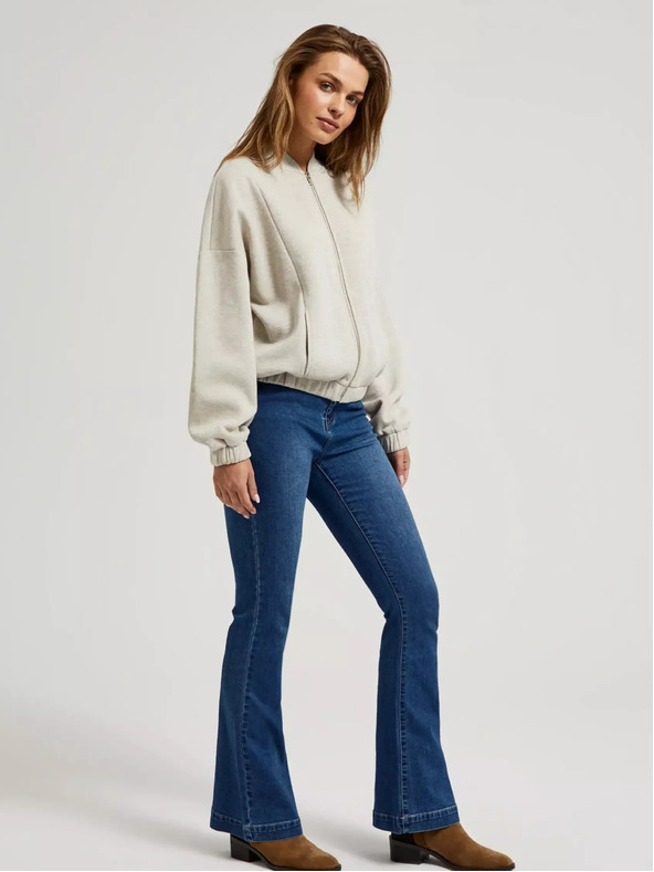 Moodo Beige kurze Jacke