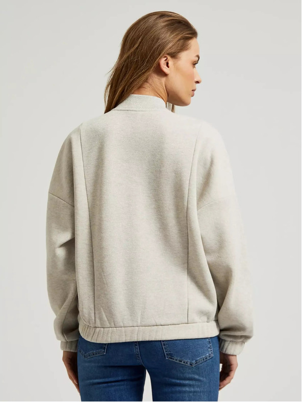 Moodo Beige kurze Jacke