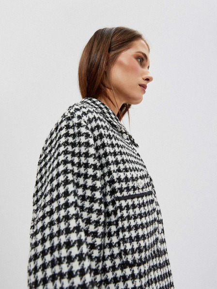 Moodo Schwarz-weiße Damen-Jacke