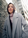 Moodo Graue Damen-Jacke