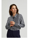Moodo Schwarze Damenbluse