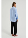 Moodo Blaue Damenbluse