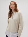 Moodo Beiger Damen-Hoodie