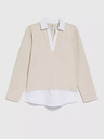 Moodo Beiger Damen-Hoodie