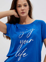 Moodo Blaues Damen-T-Shirt