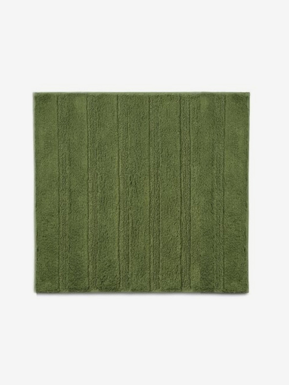 Kela Badezimmermatte Megan 100% Baumwolle moosgrün 65,0x55,0x1,6cm KELA