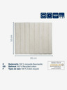 Kela Badezimmermatte Megan 100% Baumwolle moosgrün 65,0x55,0x1,6cm KELA