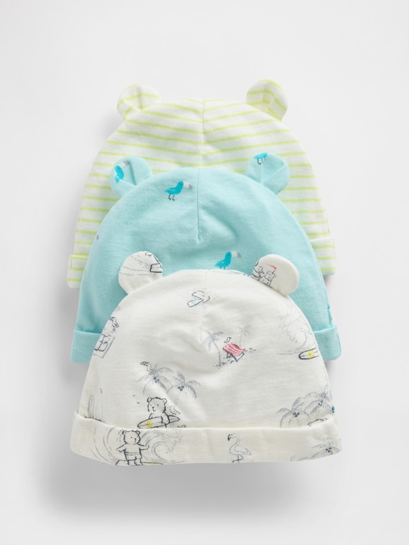 GAP Baby-Baumwollmütze, 3er-Pack GAP