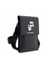 Karl Lagerfeld Karl Lagerfeld Saffiano Metall Logo NFT Handytasche Schwarz