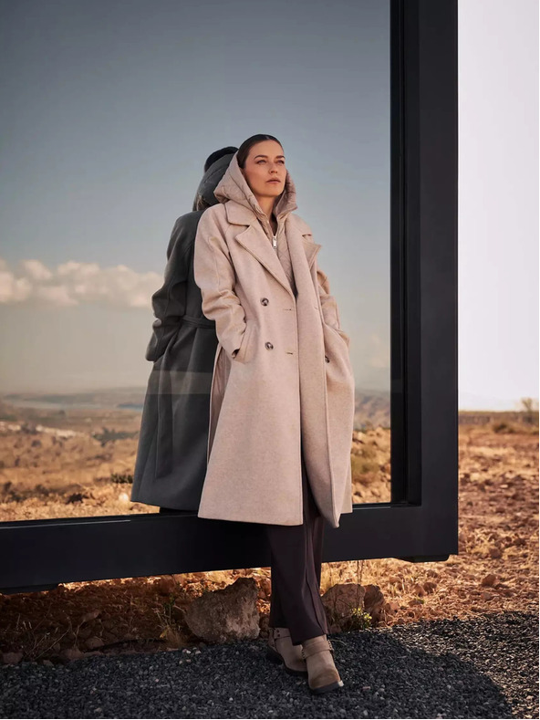 Moodo Beige Damenjacke