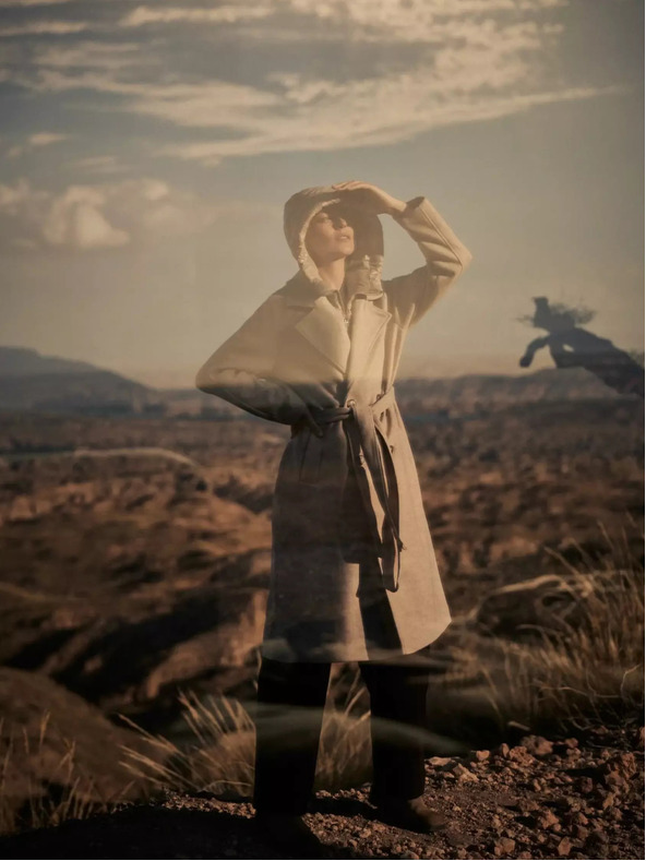 Moodo Beige Damenjacke