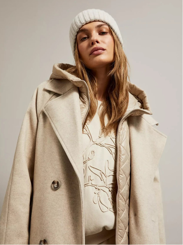 Moodo Beige Damenjacke