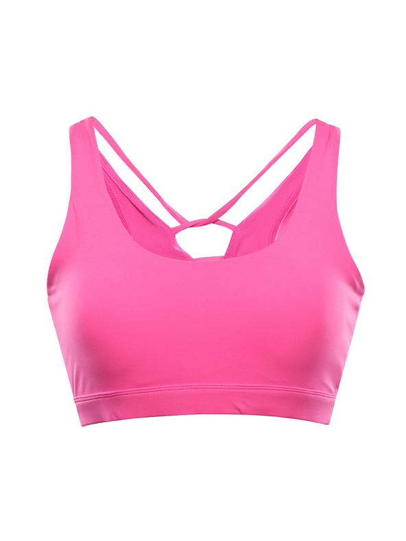 ALPINE PRO Damen-Schnelltrocknungs-Top mit Cool Dry ALPINE PRO BRATA neon pink