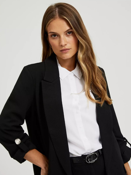 Moodo Schwarzer Damenblazer