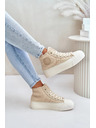 BIG STAR SHOES Gefütterte Damen Sneaker mit Lammfell Big Star Beige