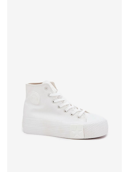 BIG STAR SHOES Damen Canvas Plateau Sneaker Big Star