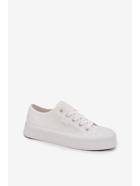 BIG STAR SHOES Damen Canvas Plateau Sneaker Big Star