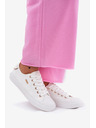 BIG STAR SHOES Damen Canvas Sneaker Big Star – Weiß
