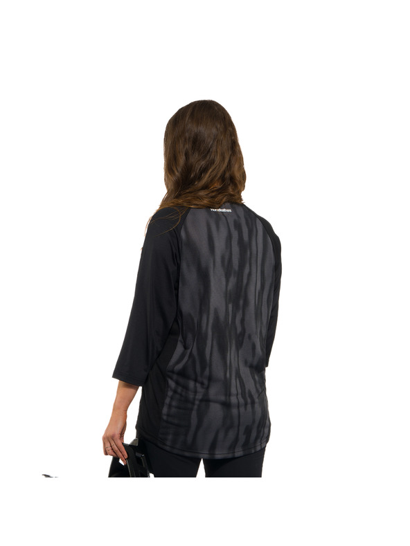 Horsefeathers Radtrikot Spike 3/4 - halbton/schwarz HORSEFEATHERS