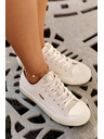 BIG STAR SHOES Damen Canvas-Sneaker Big Star – beige