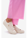 BIG STAR SHOES Damen Canvas-Sneaker Big Star – beige