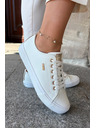 BIG STAR SHOES Damen Sneaker aus Öko-Leder Big Star – weiß