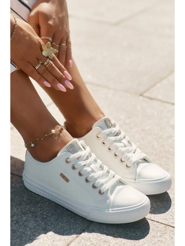 BIG STAR SHOES Damen Sneaker aus Öko-Leder Big Star – weiß