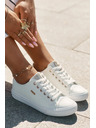 BIG STAR SHOES Damen Sneaker aus Öko-Leder Big Star – weiß