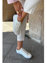 BIG STAR SHOES Damen Sneaker aus Öko-Leder Big Star – weiß