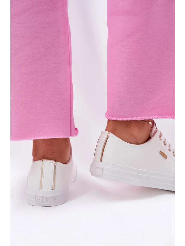 BIG STAR SHOES Damen Sneaker aus Öko-Leder Big Star – weiß