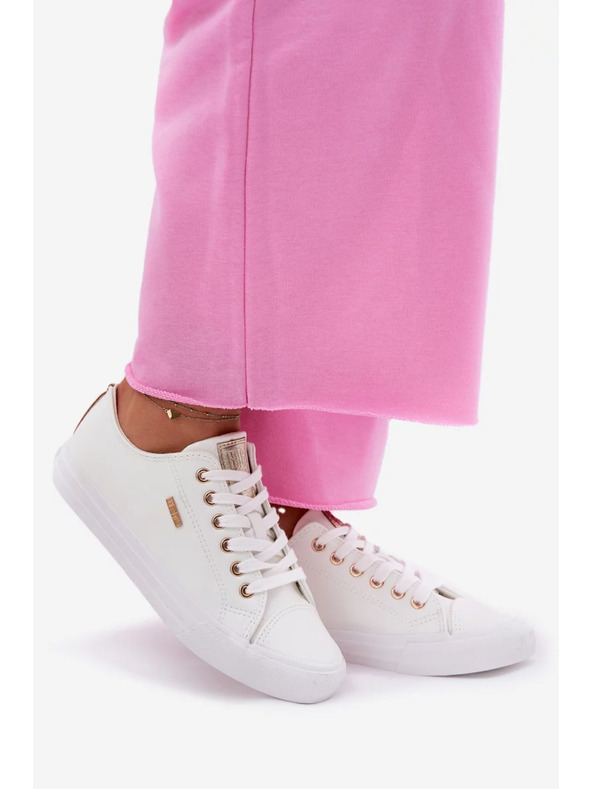 BIG STAR SHOES Damen Sneaker aus Öko-Leder Big Star – weiß