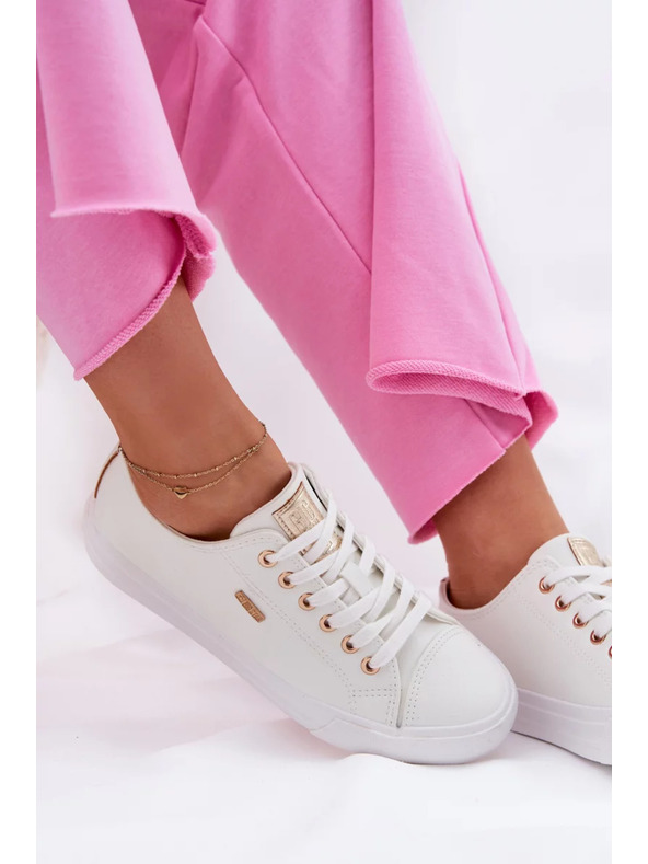 BIG STAR SHOES Damen Sneaker aus Öko-Leder Big Star – weiß