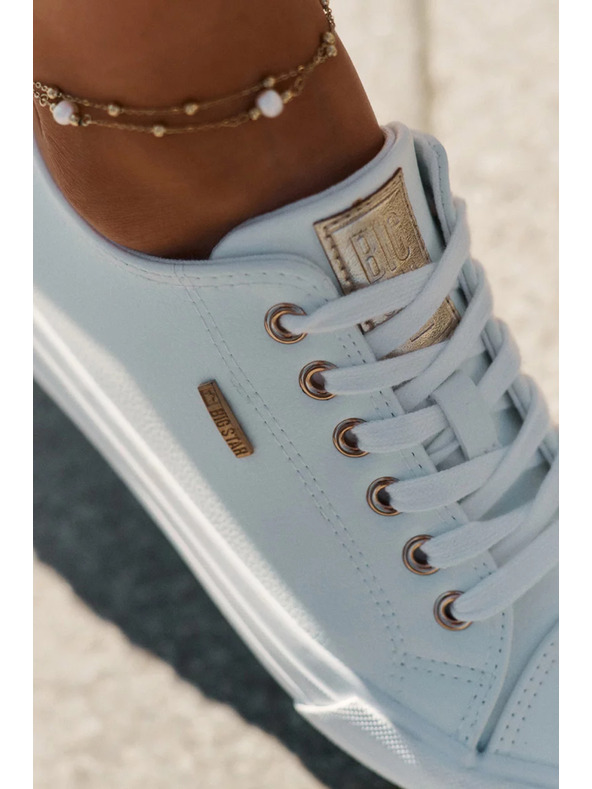 BIG STAR SHOES Damen Sneaker aus Öko-Leder Big Star – weiß