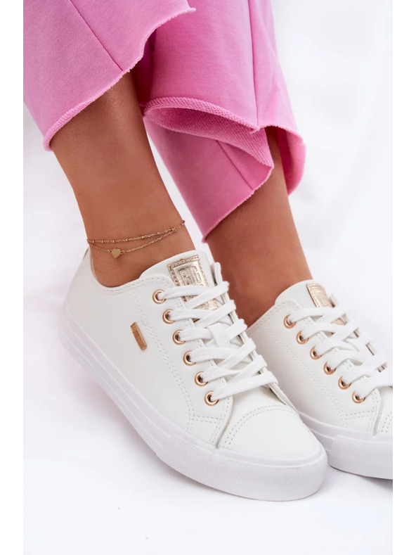 BIG STAR SHOES Damen Sneaker aus Öko-Leder Big Star – weiß