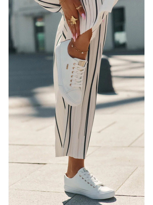 BIG STAR SHOES Damen Sneaker aus Öko-Leder Big Star – weiß