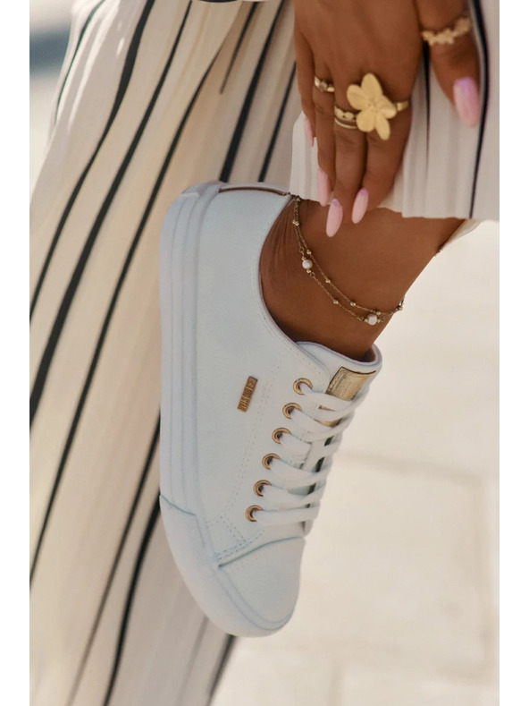 BIG STAR SHOES Damen Sneaker aus Öko-Leder Big Star – weiß